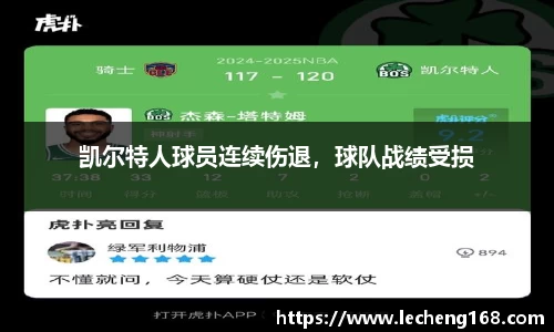 凯尔特人球员连续伤退，球队战绩受损